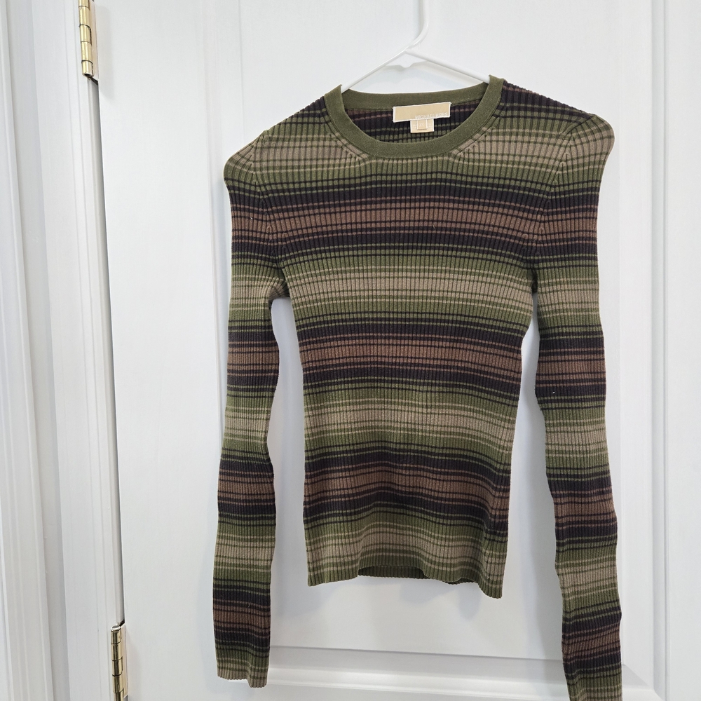 Michael Kors Fitted Ribbed Sweater